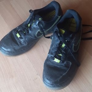 Nike Af-1 size 6.5 black and neon green